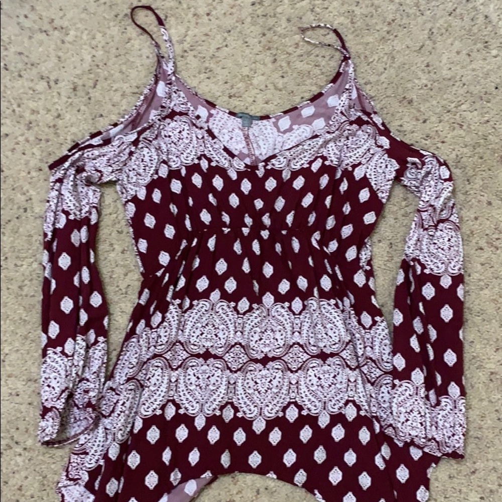 Charlotte Russe off the Shoulder long sleeve top